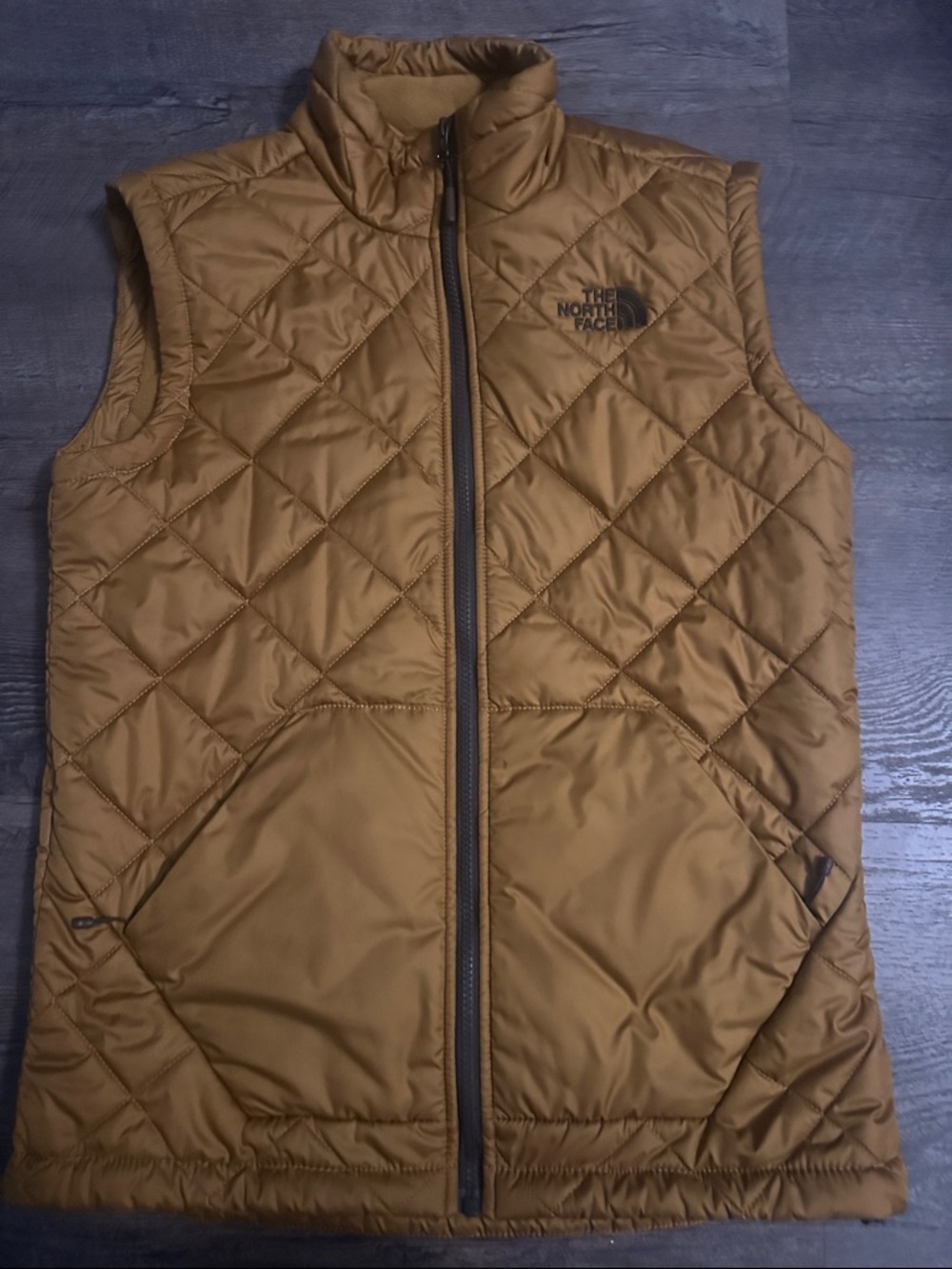 The North Face Quilted Sleeveless Vest - Mustard